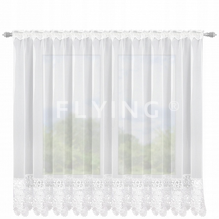 

Firanka firana woal gipiura 20cm 400x160 prosta