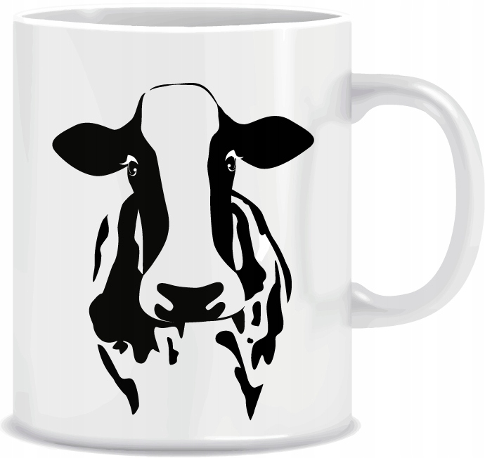 

Kubek z Krową napis Lubię Mleko na prezent 330 ml