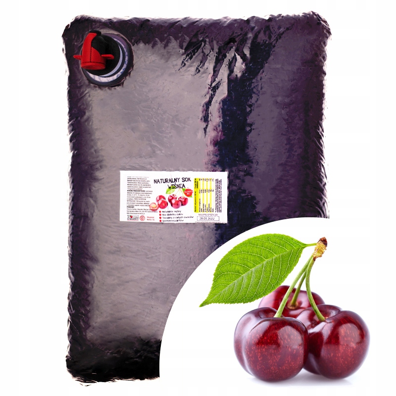 Sok Wiśniowy z Wiśni 100% tłoczony Nfc producent 5