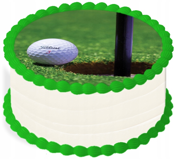 Levně oplatek na dort 14 cm Sport Míč Golf Narozeniny