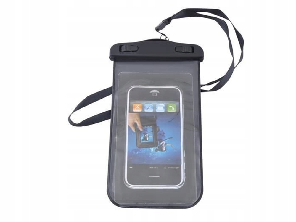 GRATISY# ETUI WODOODPORNE WODOSZCZELNE NA TELEFON - CZARNE Marka Malatec