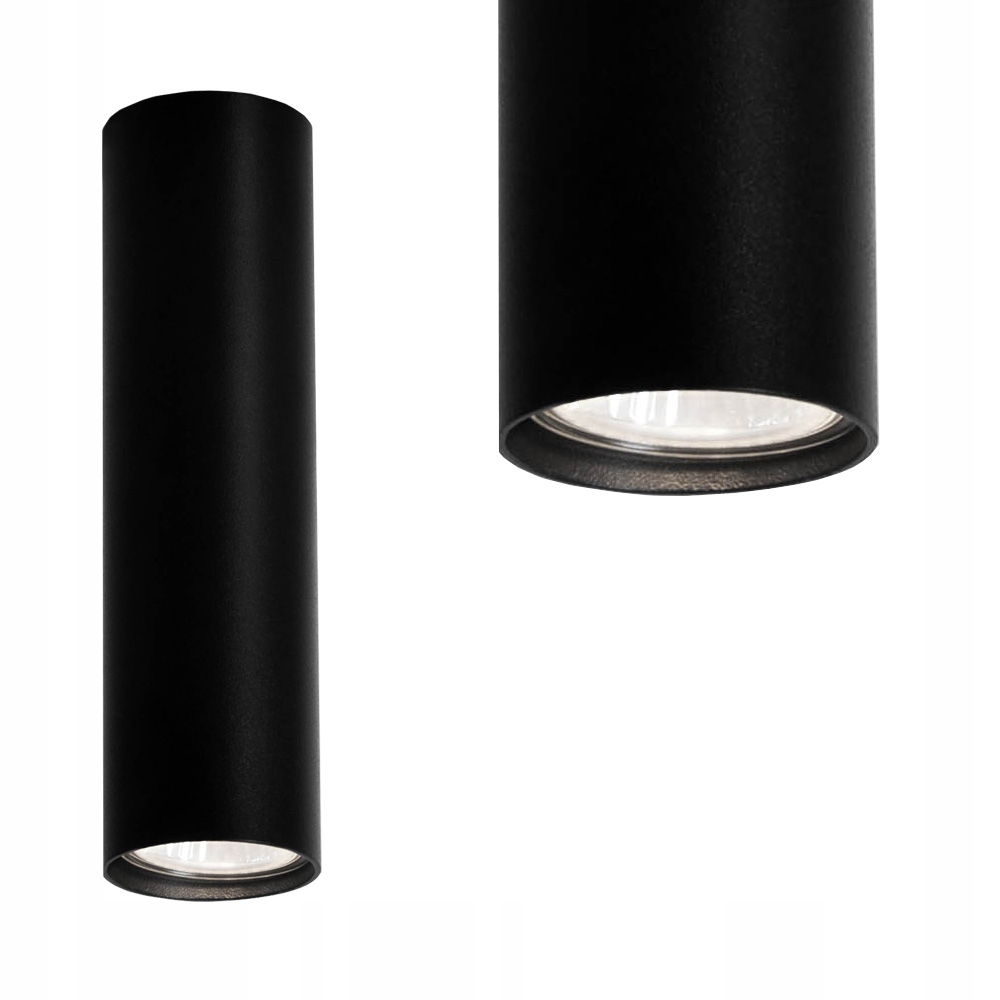 Kaja Bodové osvětlení, trubka, spot GU10 20 cm ze série Mile Black K-4405