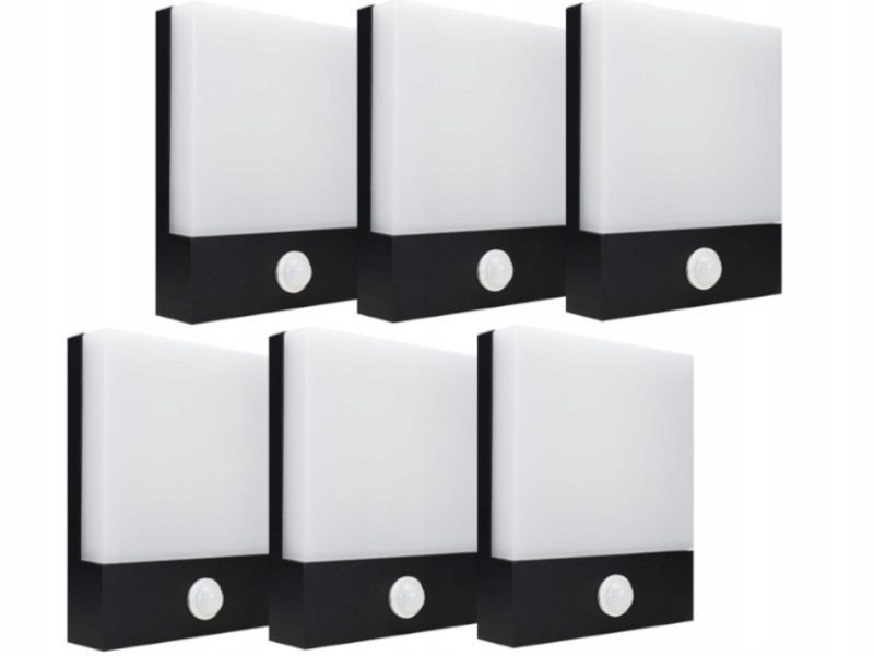 6 x Venkovní Voděodolná Lampa Nástěnné Svítidlo Na Stěnu Fasády Domu Budovy