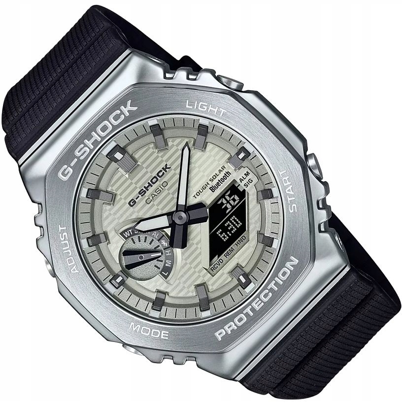 Pánské Hodinky Casio G-shock GBM-2100A-8BER Multifunkční Solar Bluetooth