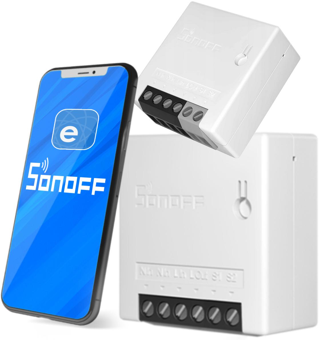 

Sterownik 1-kanałowy WiFi Sonoff Mini R2