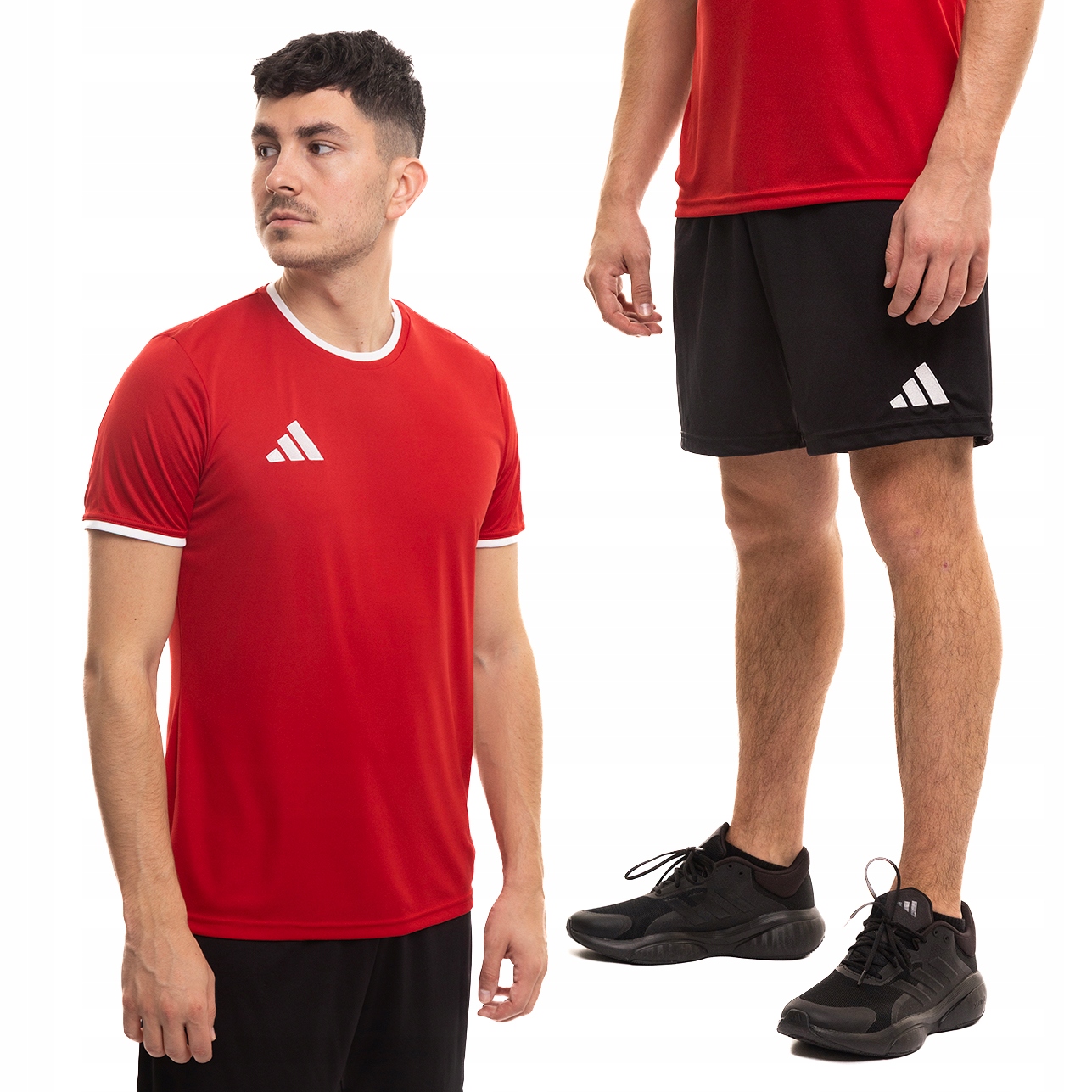 Strój Sportowy Męski adidas Entrada 26 Komplet Koszulka Spodenki roz. S