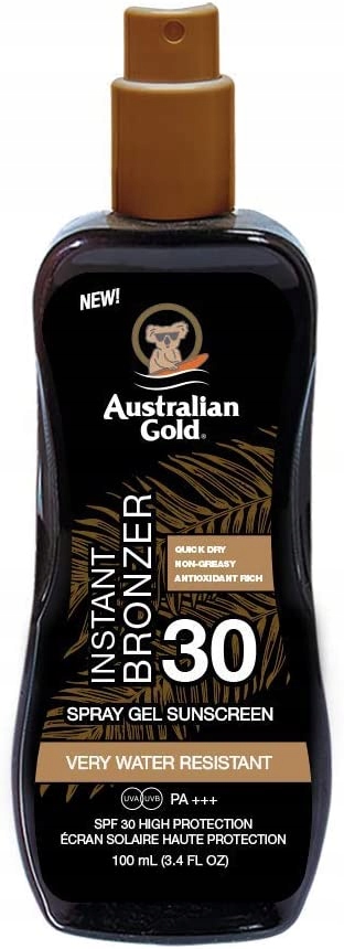

Australian Gold Spf 30 Spray Gel Bronzer 100 ml