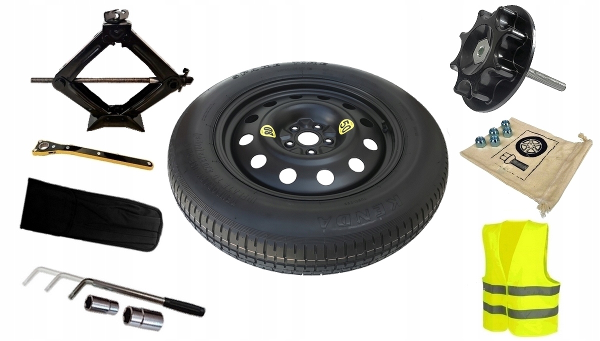 Koło dojazdowe TOYOTA RAV4 V (2019-) PEŁNY ZESTAW