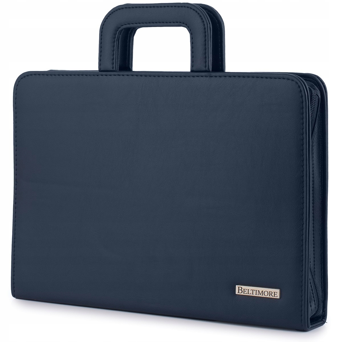 Biwuar neseser aktovka organizér pro obchodníka stylová tmavě modrá Bel