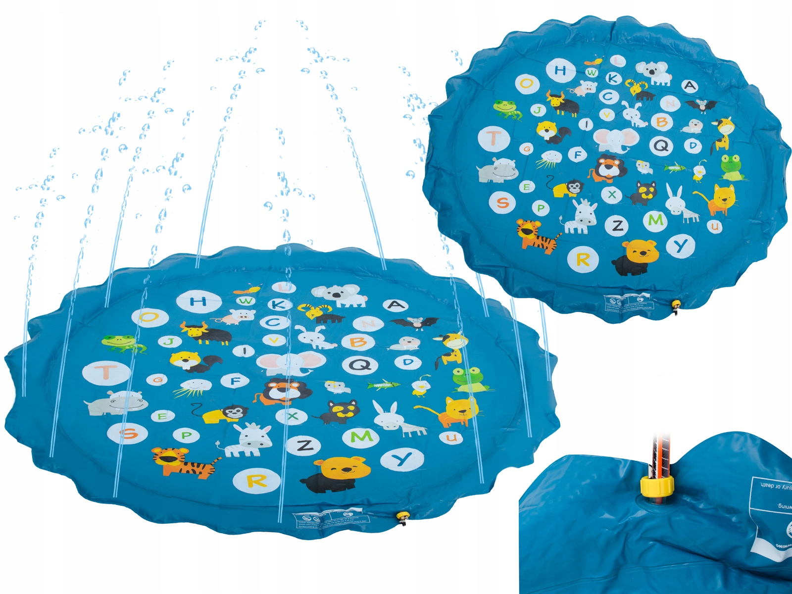 MATA ZRASZAJĄCA KURTYNA WODNA DLA DZIECI BASENIK DO OGRODU FONTANNA 170 cm Kod producenta 1874