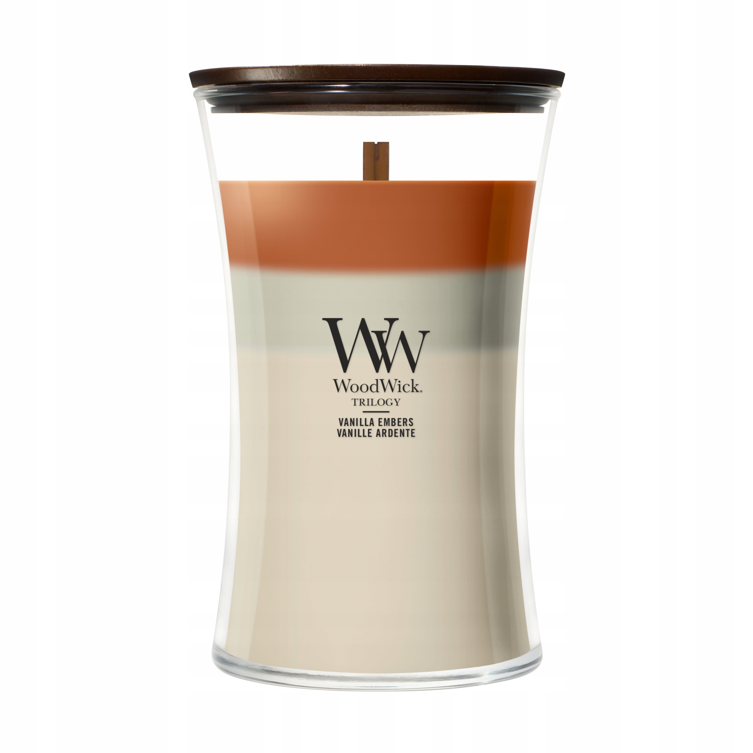 Vonná svíčka velká WoodWick Vanilla Embers