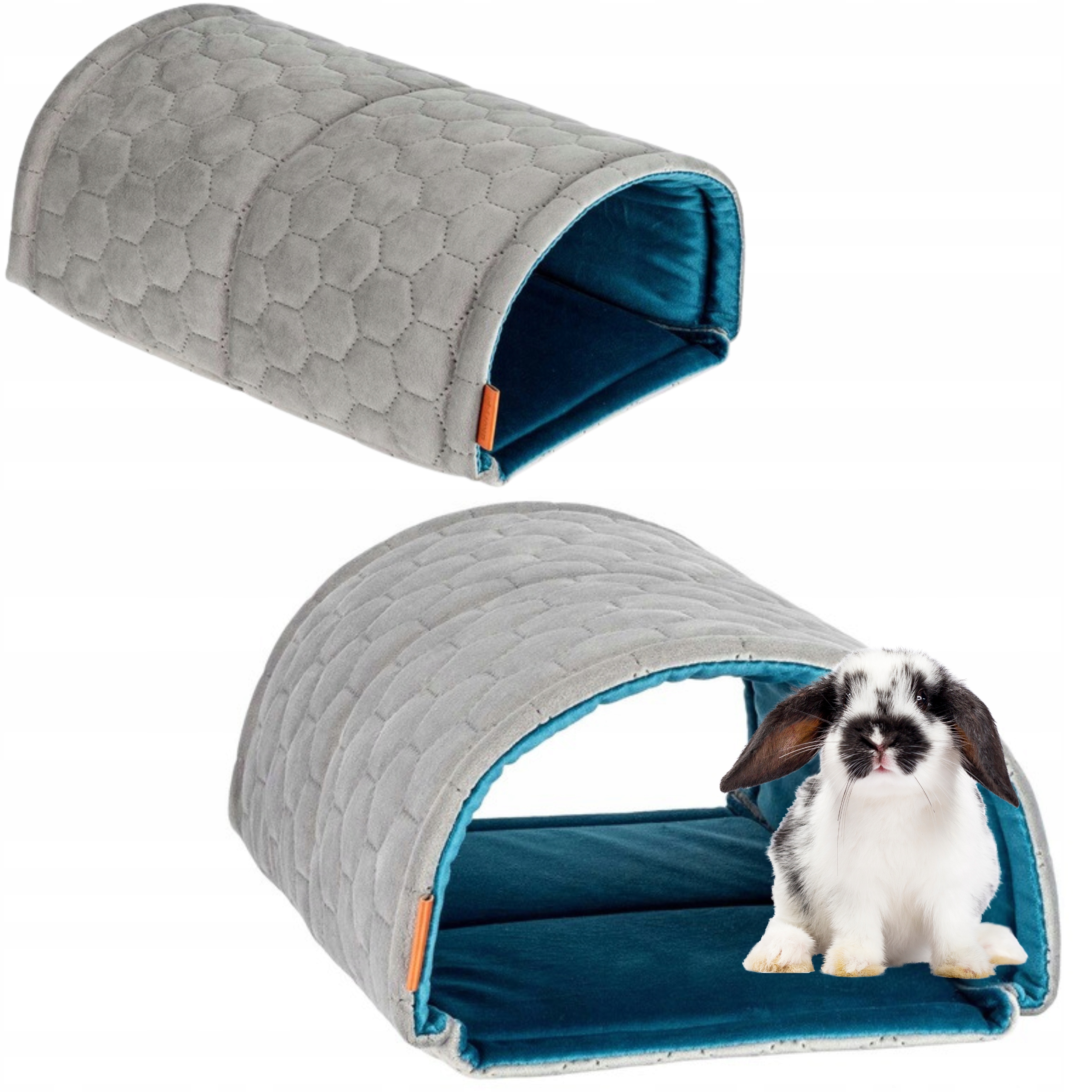 Tunel Budka 2 Vchody pro králíky Fretky Hlodavci morčat 28x40 cm
