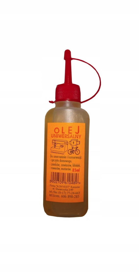 Olej uniwersalny 85ml – oliwa do maszyn, zamków, zawiasów