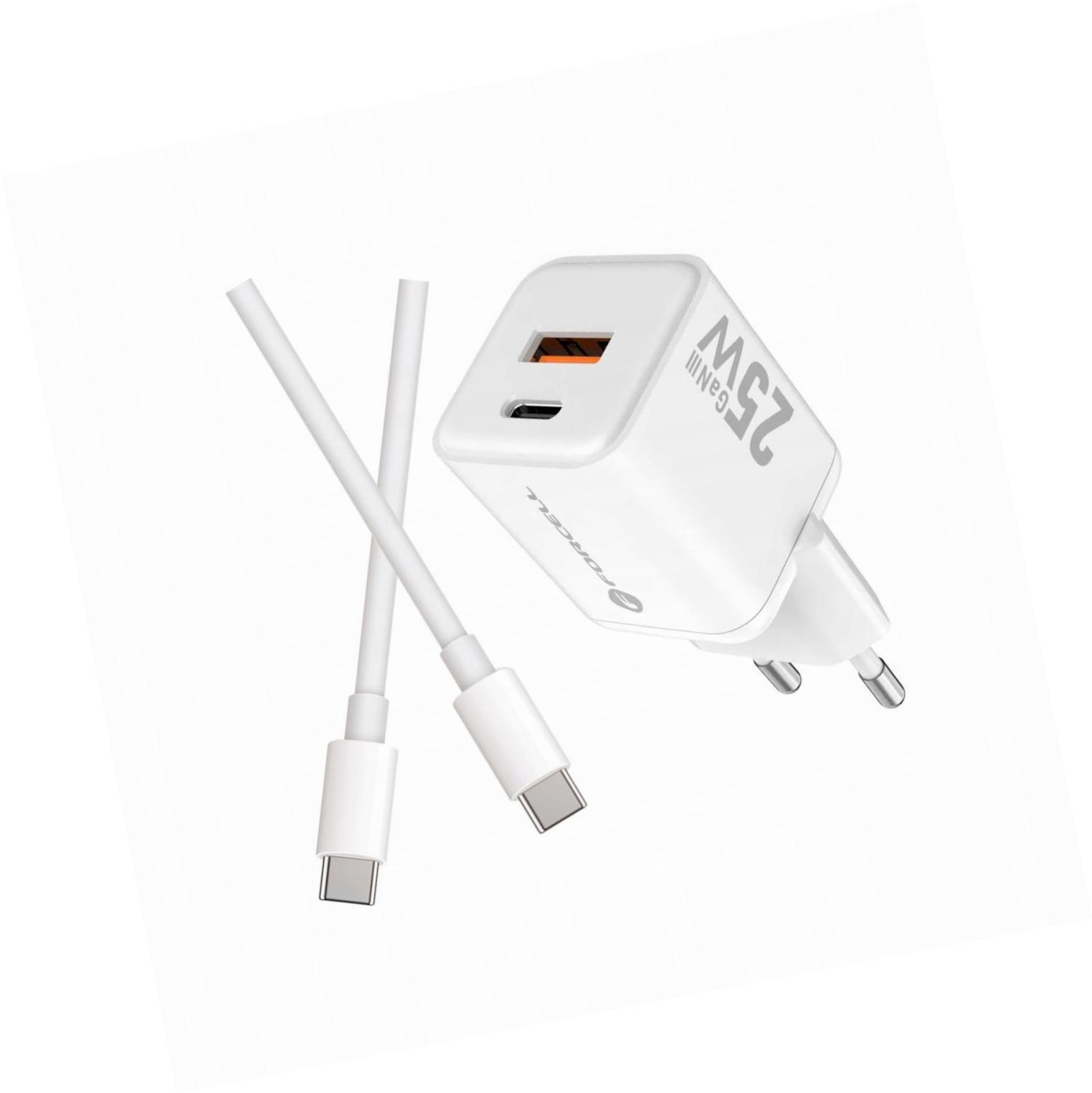 Szybka ładowarka Gan 25W 2 porty z kablem Usb-c do Samsung Galaxy M51