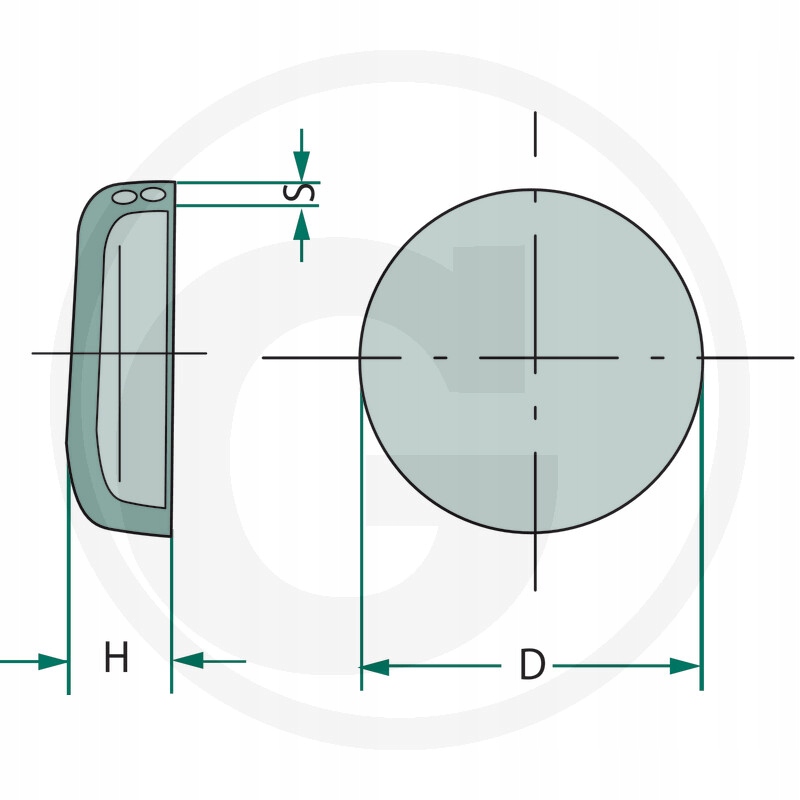 Zaślepka 30 mm Producent części inny