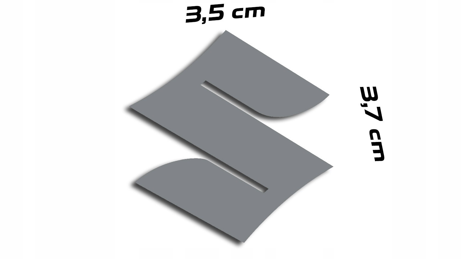 

Wycinana naklejka Suzuki szara