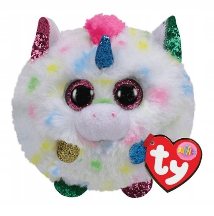 

42512-TY Puffies Harmonie Jednorożec maskotka 10cm