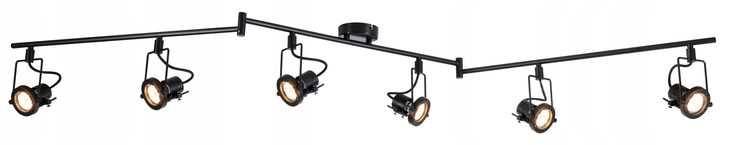 Dlhá lampa s 6 reflektormi a reguláciou Fiji 2 nad kuchynskou doskou