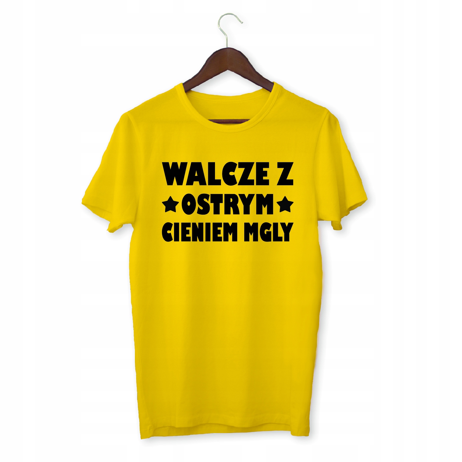 

Koszulka Męska Walczę Z Ostrym Cieniem Mgły Pis