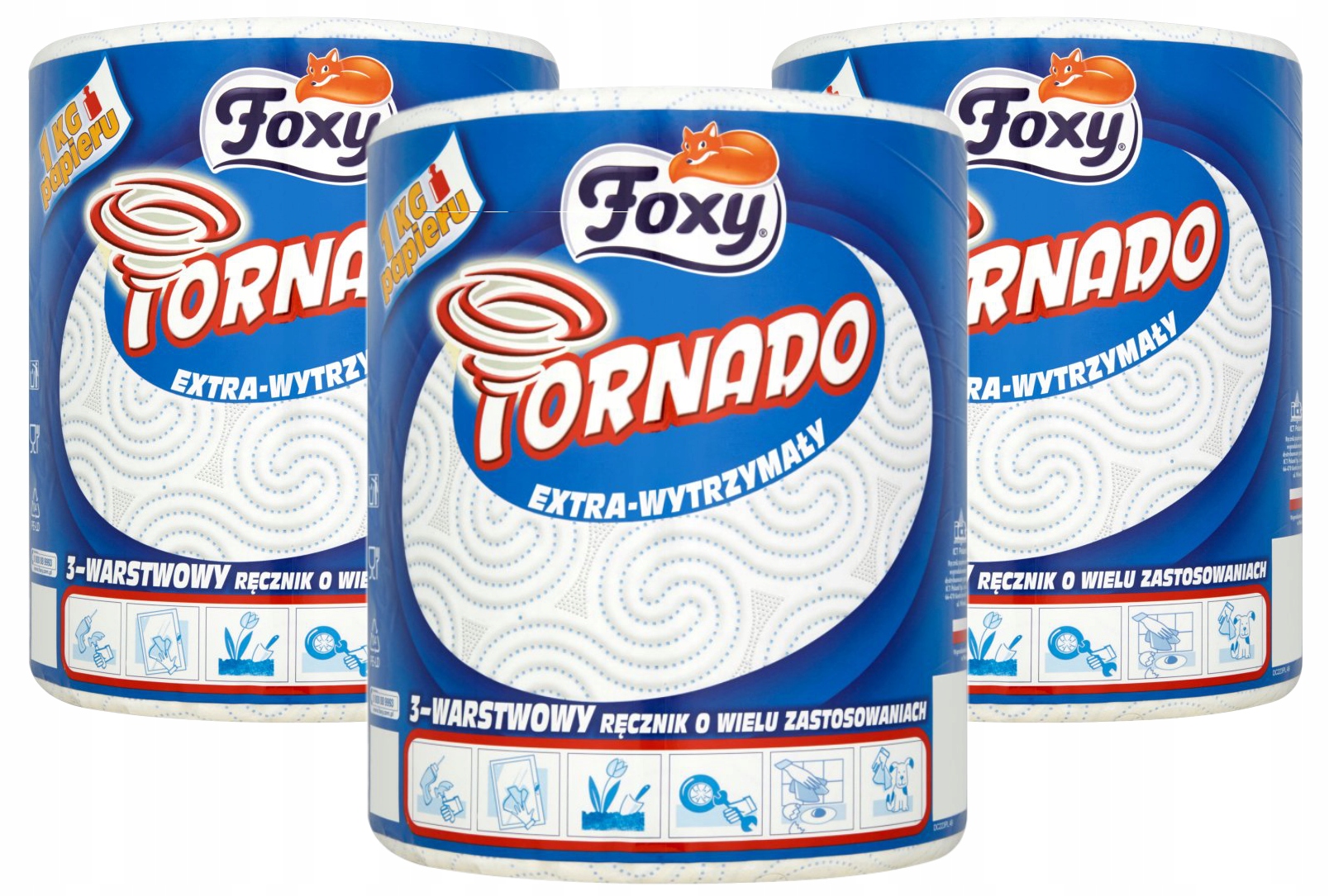 

Foxy Tornado Ręcznik Kuchenny 1kg x 3
