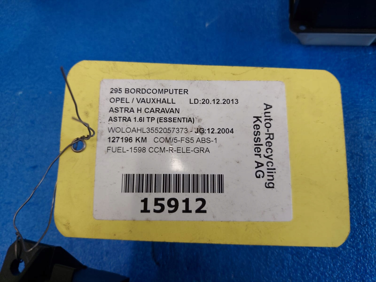 ASTRA H 13276999 display DISPLAY