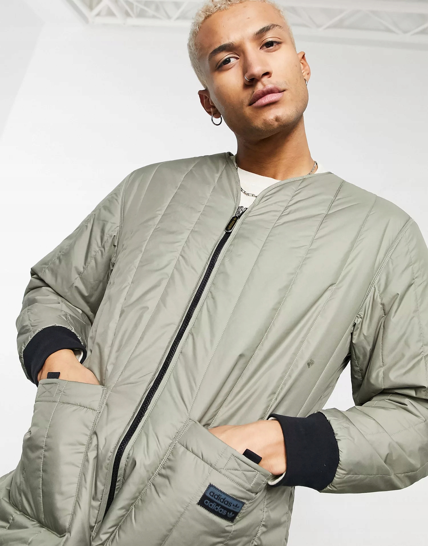 KURTKA MĘSKA PRZEJŚCIOWA PIKOWANA ADIDAS ORIGINALS Model ADIDAS ORIGINALS R.Y.V. JACKET (GD9294)