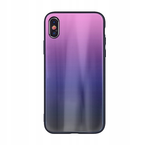 

Nakładka Aurora Glass Samsung A10 Różowo-czarna