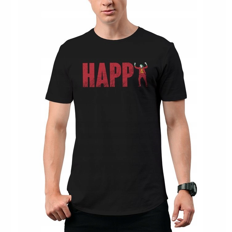 

Koszulka Męska Prezent Joker Happy Meme M