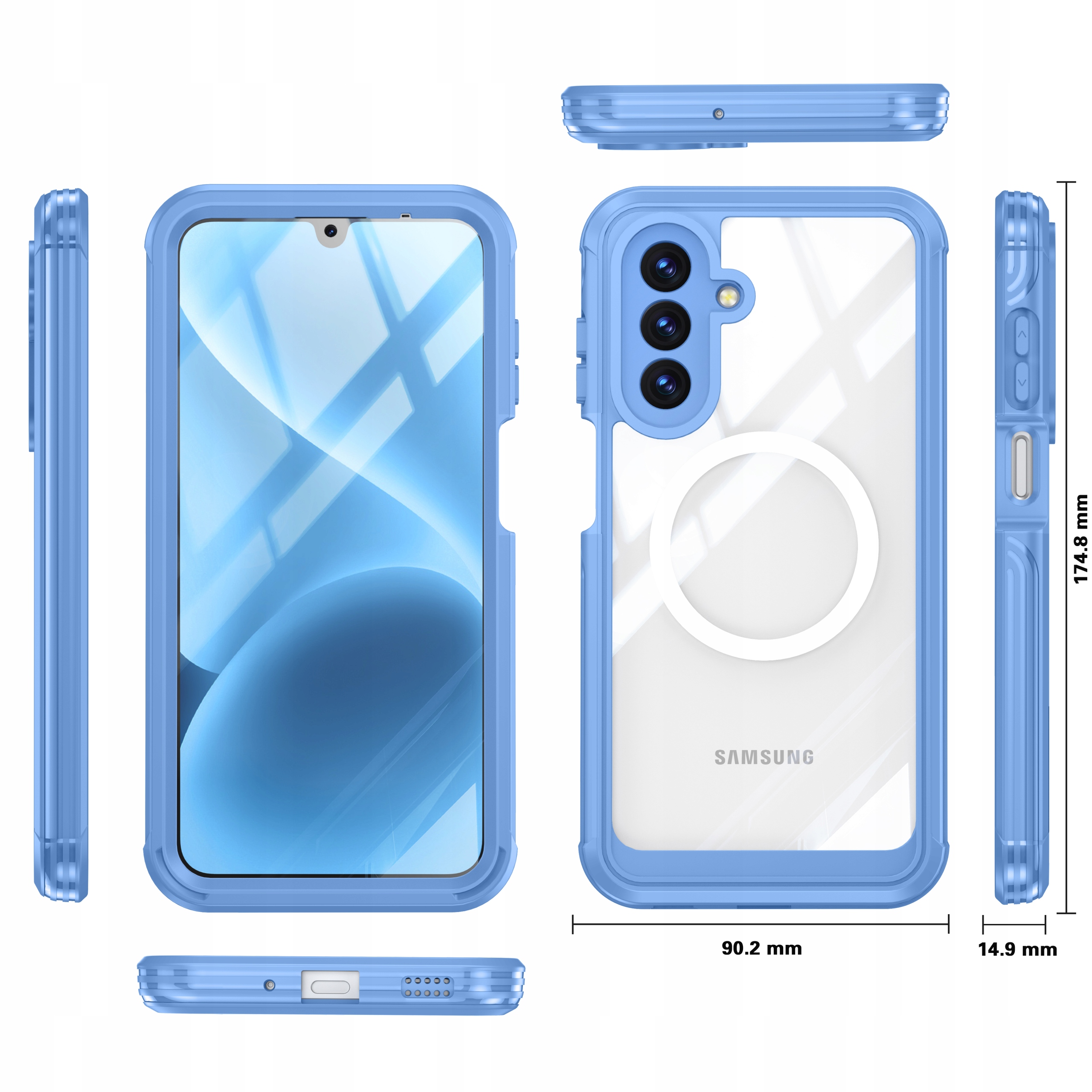 Exoguard Case Etui 360° Magsafe Wytrzymała Obudowa Samsung Galaxy A17
