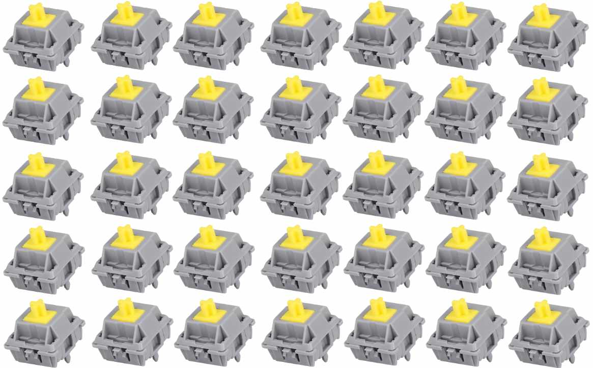 Durock Sunflower Switch 35ks Přepínač pro mechanickou klávesnici Lubed