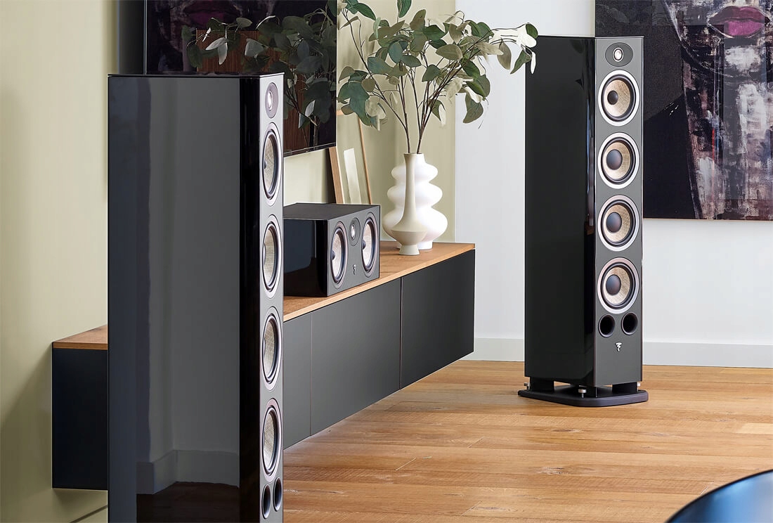 FOCAL Aria EVO X N°3 KOLUMNY PODŁOGOWE BLACK HIGH GLOSS Waga zestawu 58 kg