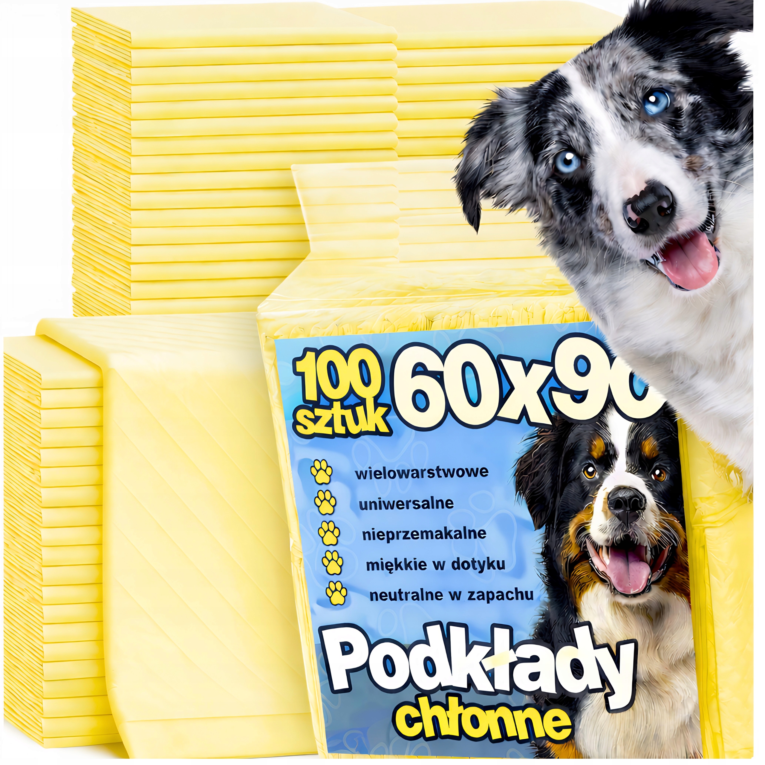Podložky Pro Psa Hygienické Učení Savé 100 Kusů 60X90 CM