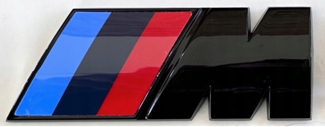 Bmw X6 G06 M Pakiet emblemat znaczek logo czarny 5.5 cm