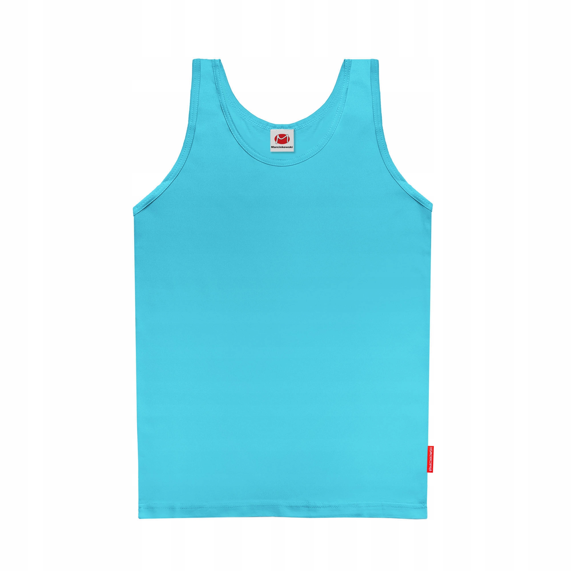 PODKOSZULKA MĘSKA BAWEŁNIANA TURKUS KOLOROWA TANK TOP MĘSKI SIŁOWNIA L