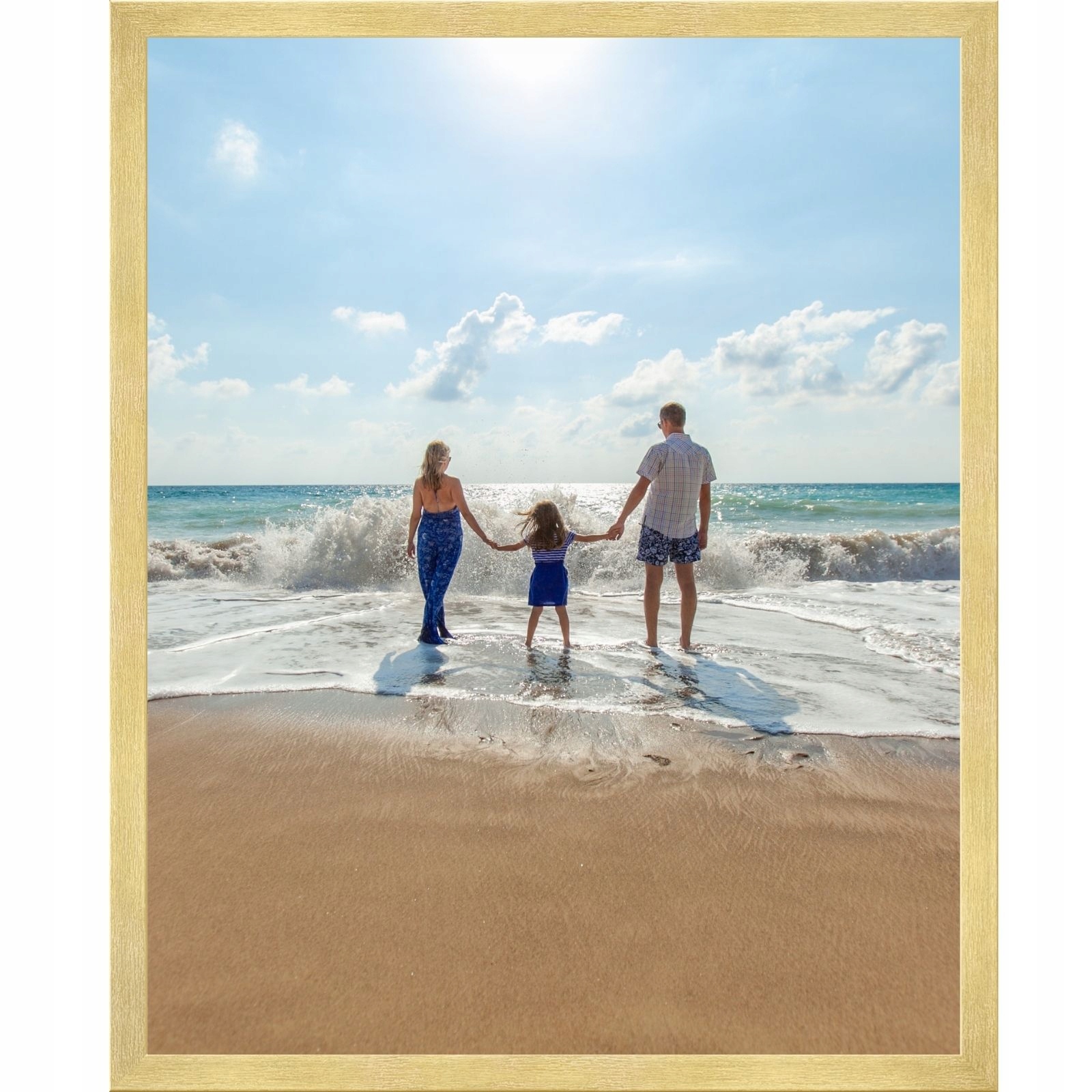 

Ramka na zdjęcia złota 50x70 cm Foto Rama