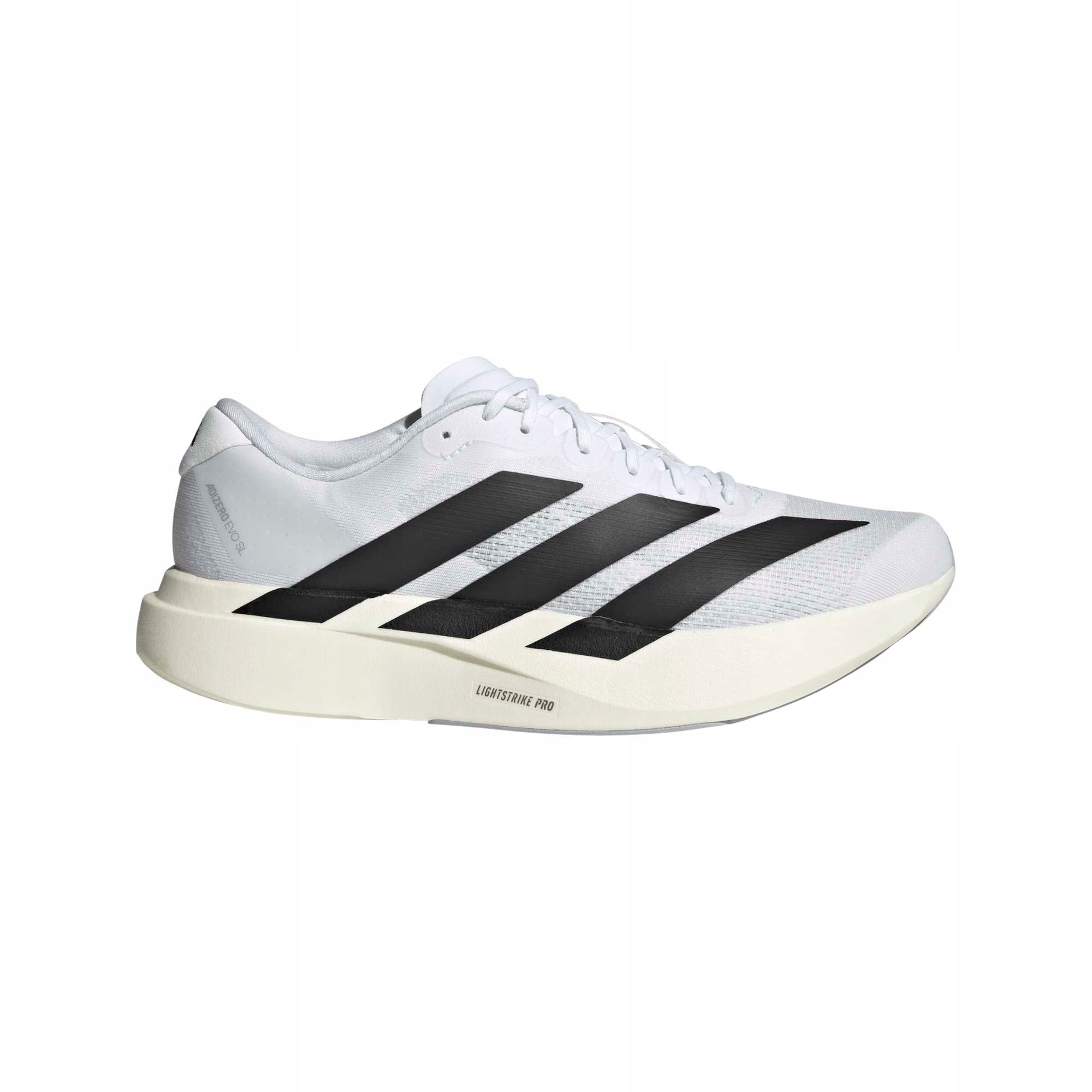 Pánské běžecké boty adidas Adizero Evo Sl JH6206 bílé trénink 44 2/3