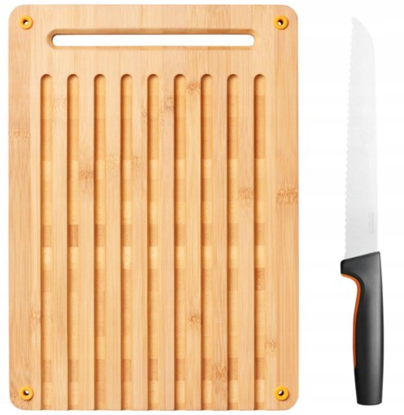 

Bambusowa Deska Do Krojenia Nóż Chleba Fiskars
