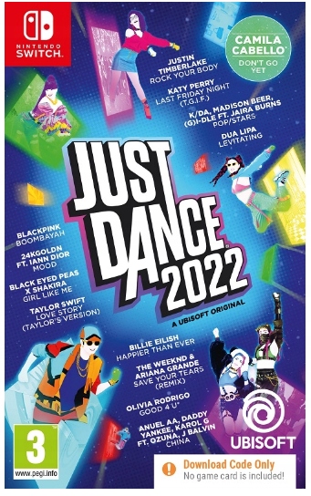 Just Dance 2022 Klucz Nintendo Switch Bonus