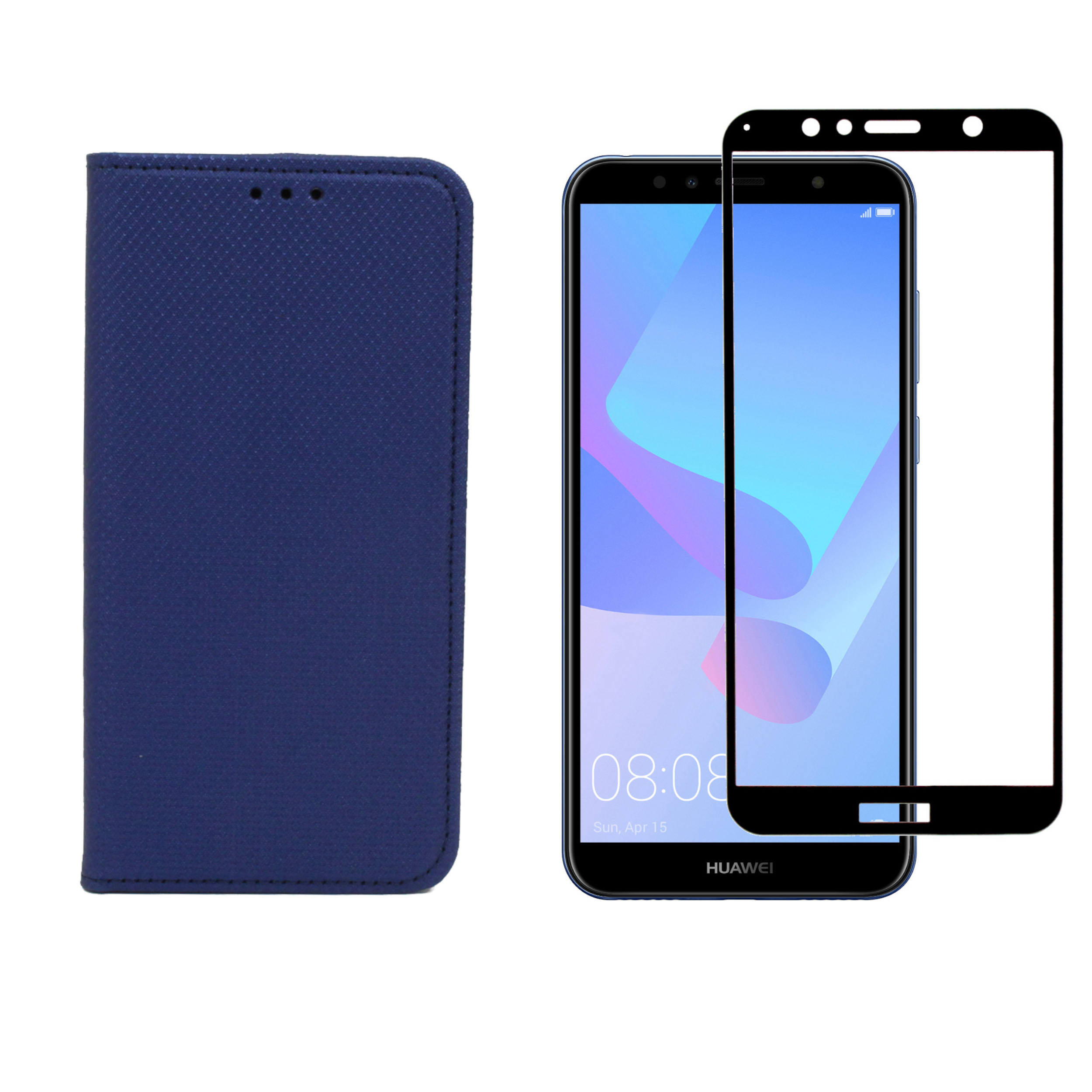 

Etui do Huawei Y6 Prime 2018 Magnet gran+SZKŁO