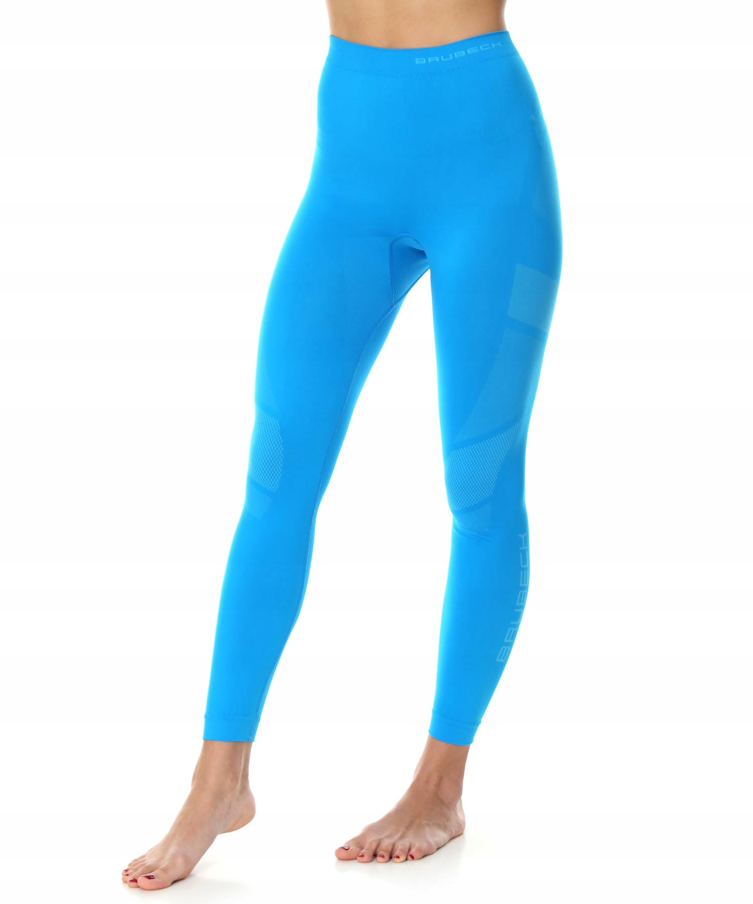 Termoaktywne damskie legginsy z długą nogawką Dry Brubeck niebieski L