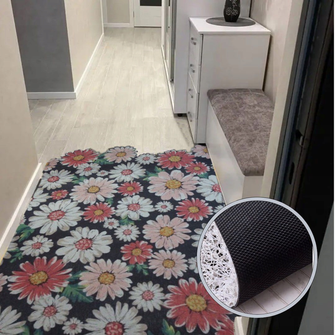 Koberec Běhoun do předsíně 120x120 Dlouhý koberec do chodby Čtvercový