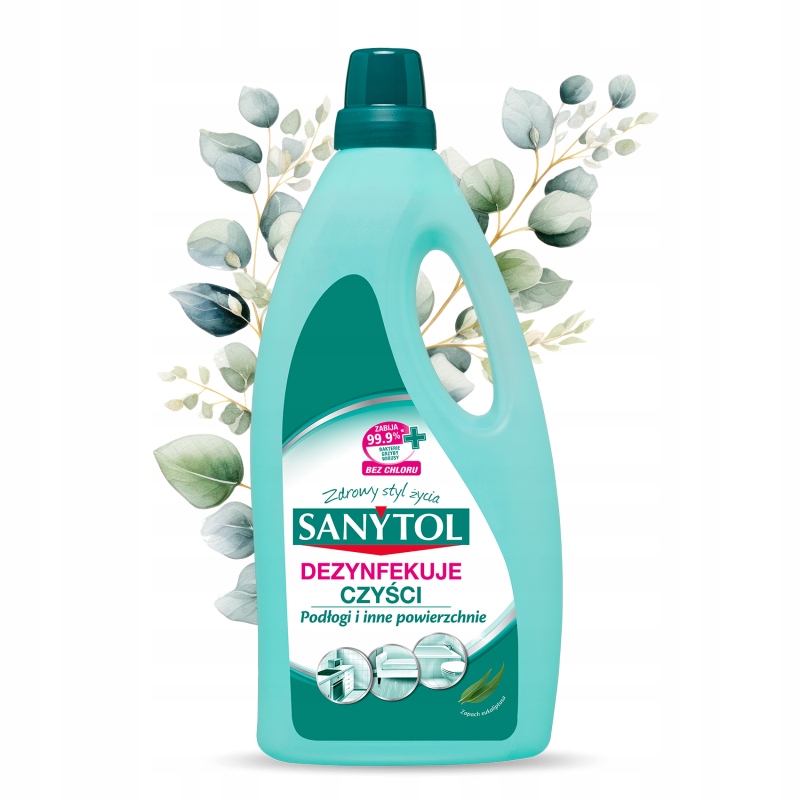 SANYTOL Płyn Podłoga Parkiet Granit Eukaliptus 1L