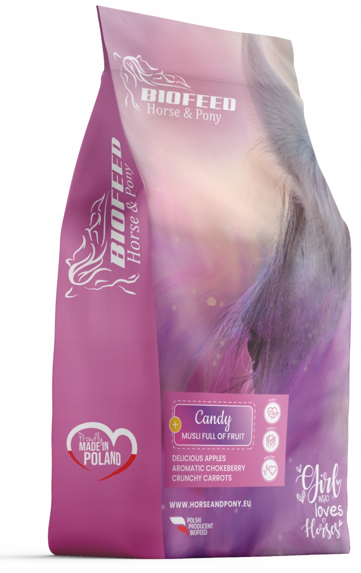 Candy Musli Full Of Fruit 20kg Biofeed Horse and Pony musli owocowe