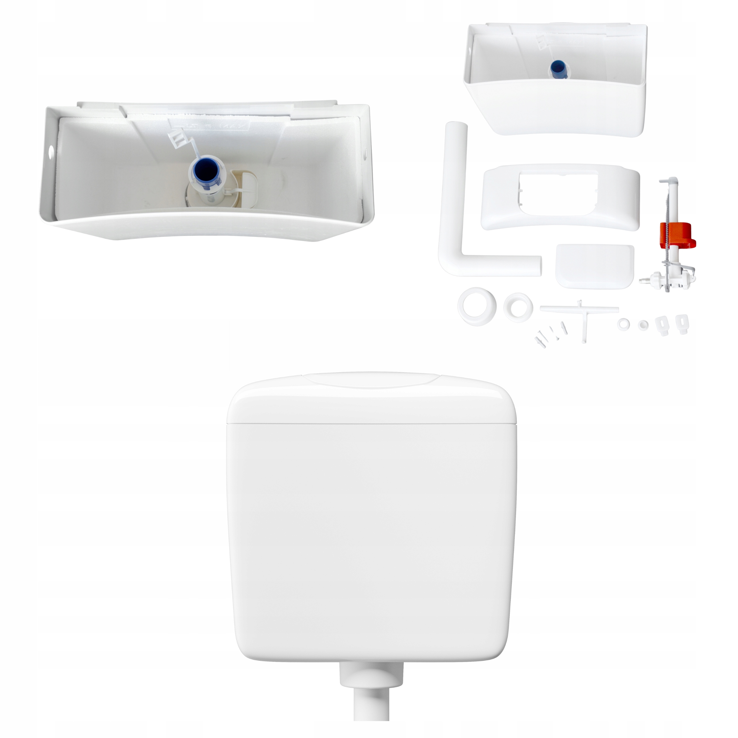 Wc splachovač Dolnopluk závěsný Start Stop Top kompakt ventil plovák Nádrž