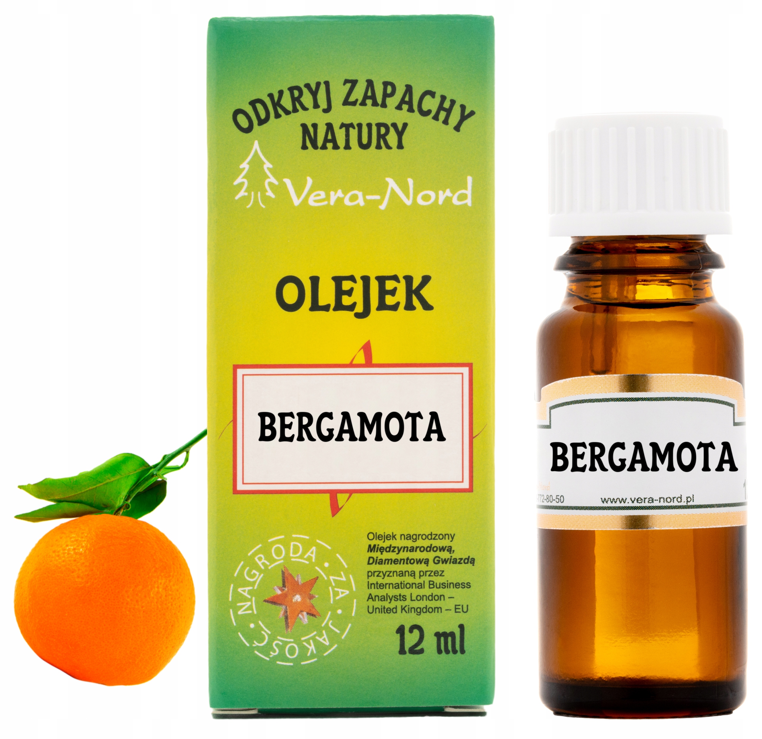 

Bergamota Olejek Zapachowy 12 ml Vera-nord