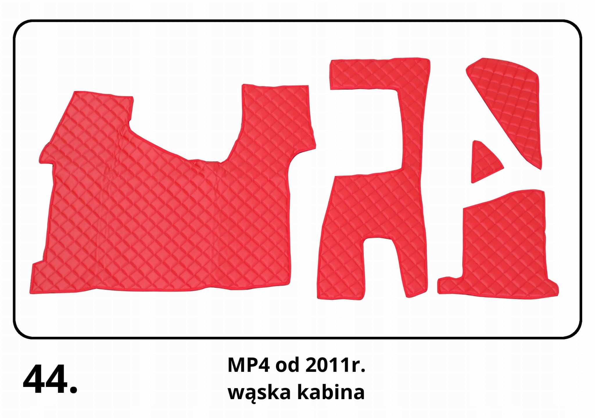 DYWANY PIKOWANE MERCEDES MP4 wąska kabina