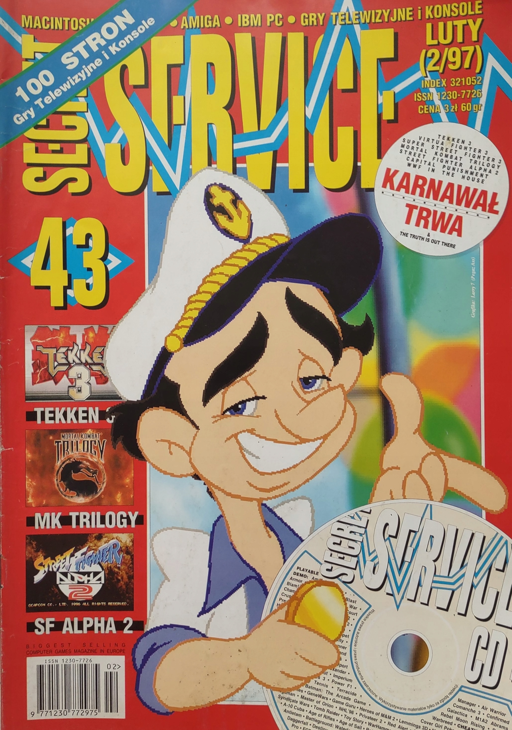 Secret service 2/97 Secret service 43 brak płyty