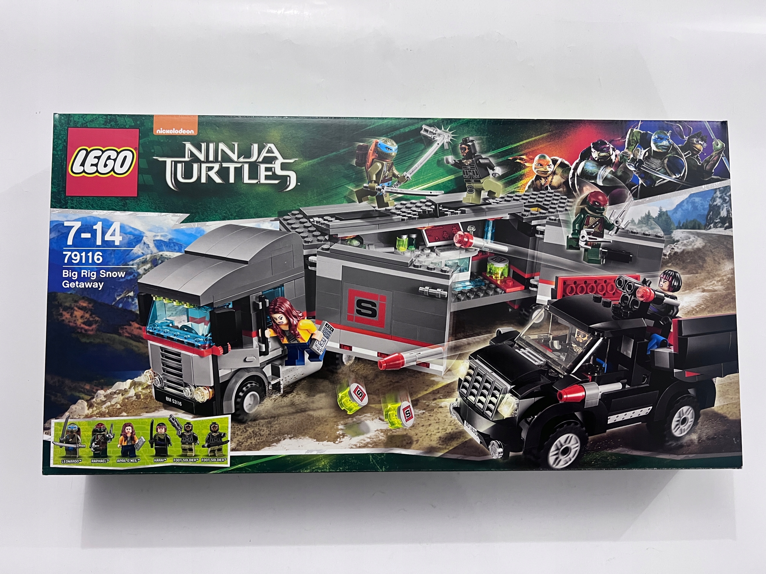 Lego 79116 Teenage Mutant Ninja Turtles Śnieżna ucieczka ciężarówką 2014r
