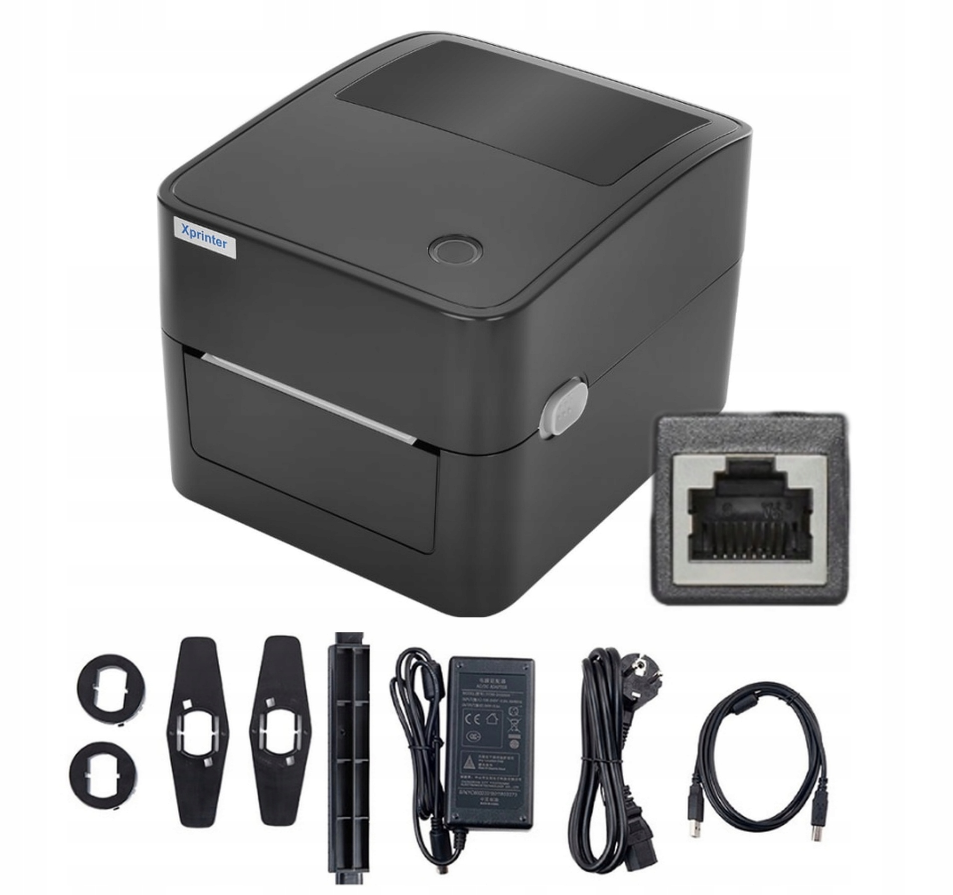 Drukarka etykiet kurierskich Xprinter XP-410B Usb Lan 10x15 Baselinker