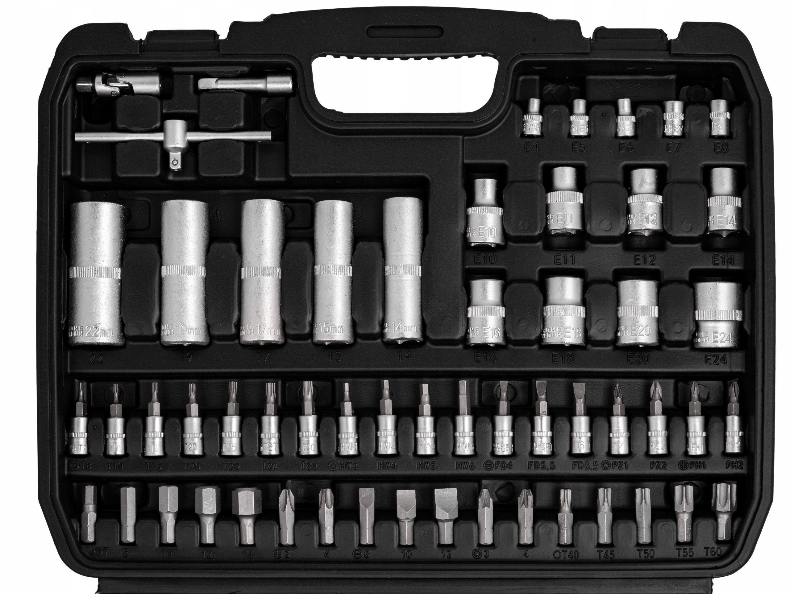 ZESTAW KLUCZY NASADOWYCH KLUCZE NASADOWE TORX 108 Marka Mar-Pol